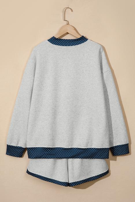 Dottie Darling Patchwork Mock Neck Set | S-XL