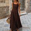  Coastal Charm Polka Dot Maxi Dress | S-XL