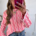  Wavy Knit Hollow-Out Cotton Sweater | S-XL