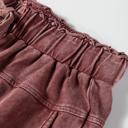  Lace-Up Raw Hem Patched Pocket Pants | S-XL