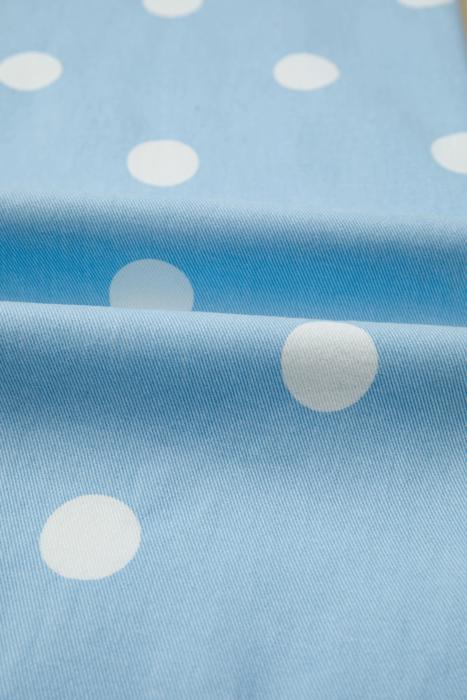 Raw Hem Polka Dot Shift Jeans