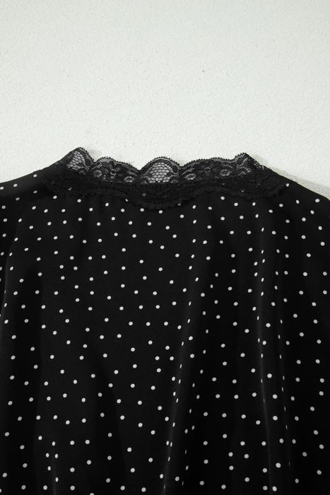 Sweet Charm Polka Dot Wrap Dress | S-XL
