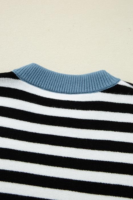 Statement Stripe Chic Colorblock Sweater | S-XL