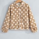  Luxe Polka Faux Fur Jacket | S-XL