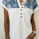  Floral Print Harmony Chic Blouse | S-XL