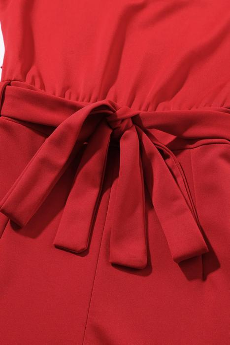 So Glam Belted Jumpsuit | S-XL
