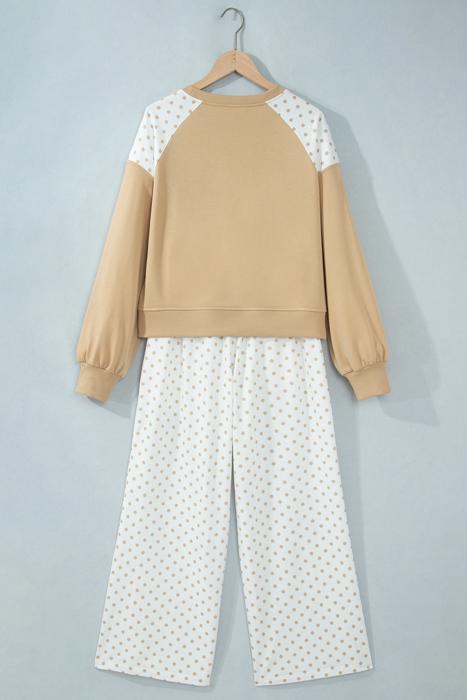 Spot & Style Patchwork Two-Piece Set | S-XL