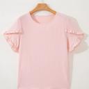  Ruffle Charm Short Sleeve Blouse | S-XL