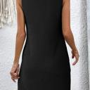  Textured Lace Cutout Sleeveless Mini Dress | S-XL