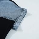  Textured Knit Colorblock Button-Down Shirt | S-XL