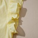  Ruffle Trim V-Neck Sleeveless Blouse | S-XL