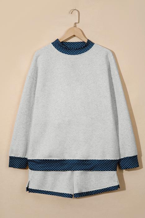 Dottie Darling Patchwork Mock Neck Set | S-XL
