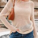  Crochet Open-Knit Sweater Top | S-XL