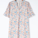  Abstract Print Shift Dress | S-XL