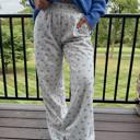  Floral Print Elastic Waist Full-Length Pants | S-XL