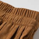  Button Front Elastic Waist Wide Leg Pants | S-XL