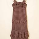  Polka Dot Backless Ruffled Tiered Maxi Dress | S-XL