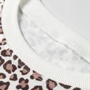  Leopard Print Embroidered Colorblock Pant Set | S-XL