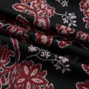  Midnight Bloom Retro Floral Mesh Dress | S-XL