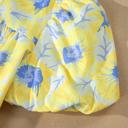  Floral Print Bubble Sleeve Blouse | S-XL