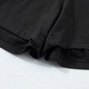  Relax Fit Tie Wrap Oversized Skort Set | S-XL