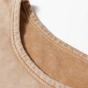  Mineral Wash Bow Patchwork Pullover Sweatshirt | S-XL