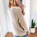 Crochet Open-Knit Sweater Top | S-XL