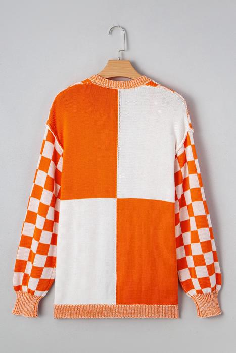 Urban Check Open-Front Cardigan | S-XL