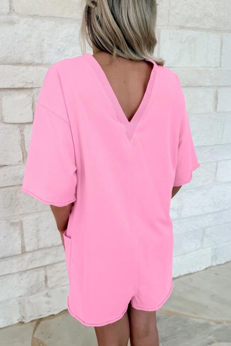 Relaxed Fit Pocketed Romper | S-XL