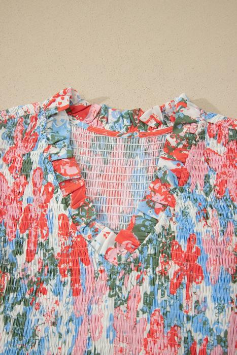 Meadow Bloom Flutter Sleeve Dress | S-XL