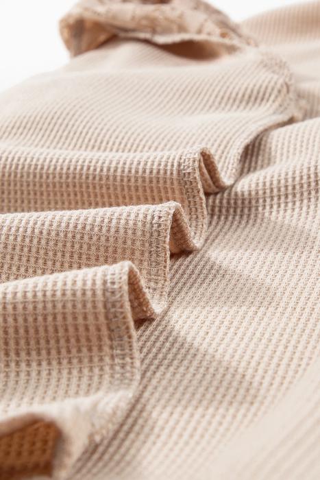 Textured Lace Sleeve Pullover | S-2XL