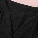  Balloon Sleeve Crinkled Top