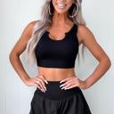  Ribbed High Waist Athletic Shorts | S-XL