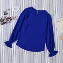  Ruffle Bubble Sleeve Top | S-2XL