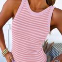  Slim Fit Ribbed Knit Sleeveless Top | S-XL