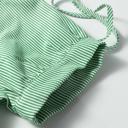  Striped Collared Split Neck Blouse | S-XL