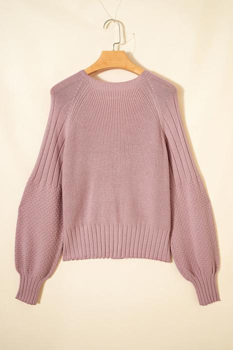 Celeste Texture Knit Button V Neck Cardigan | S-XL