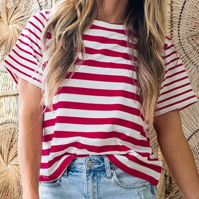 Urban Wave Stripe Top | S-XL