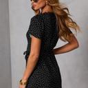  Sweet Charm Polka Dot Wrap Dress | S-XL