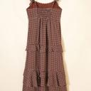  Polka Dot Backless Ruffled Tiered Maxi Dress | S-XL