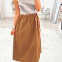  Colorblock Patchwork Sleeveless Maxi Dress | S-XL