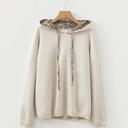  Noir Leopard Luxe Drawstring Hoodie | S-XL