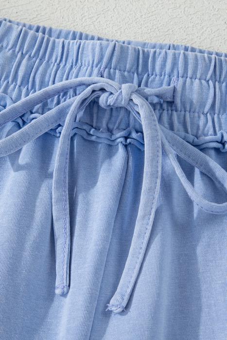 Mineral Washed Elastic Waist Shorts | S-XL
