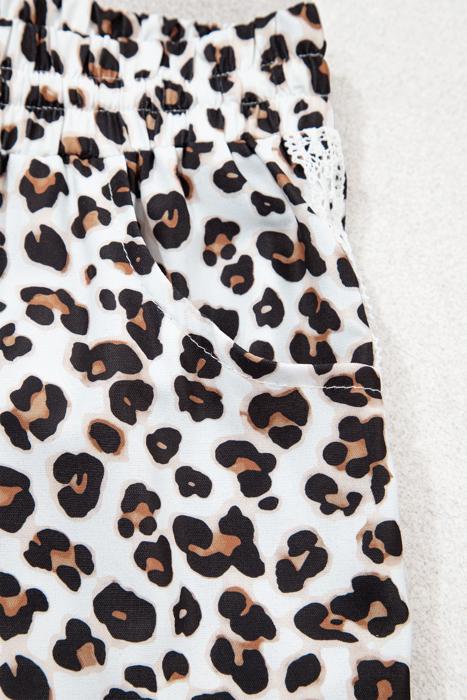 Leopard Print Ankle-Length Pants | S-XL