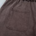  Washed Seam Drawstring Leg Flare Pants | S-XL