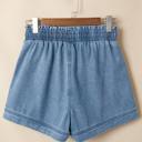  Smocked Waist Denim Shorts | S-XL