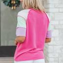  Twisted Texture Colorblock Henley