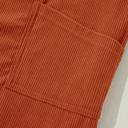  Front Pockets Corduroy Overall Dress