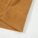  Corduroy Patched Pocket Mini Dress | S-XL