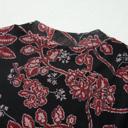  Midnight Bloom Retro Floral Mesh Dress | S-XL